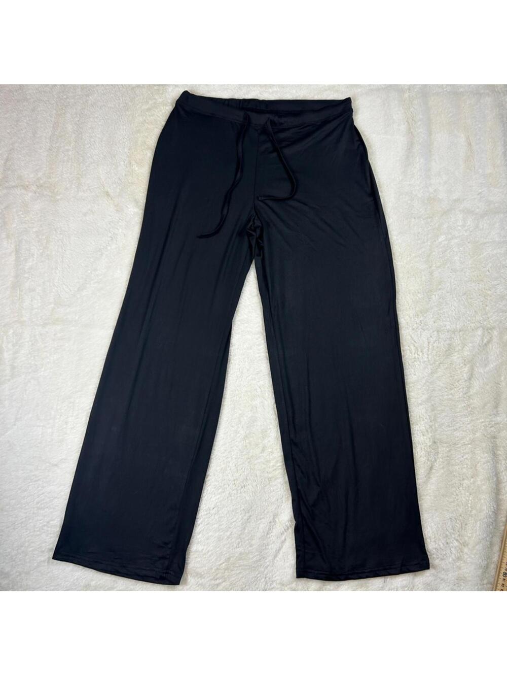 32 Degrees Cool Women’s Black Pajama Lounge Pants Size Medium Drawstring